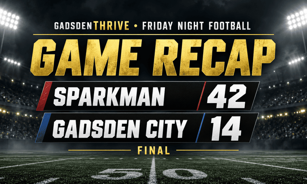 Sparkman beats Gadsden City 42-14 as the Titans finish with about 30 yards rushing