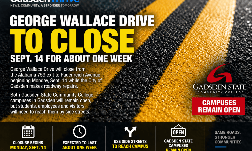George Wallace Drive closure is repaving and drainage work, and it costs about 0,000