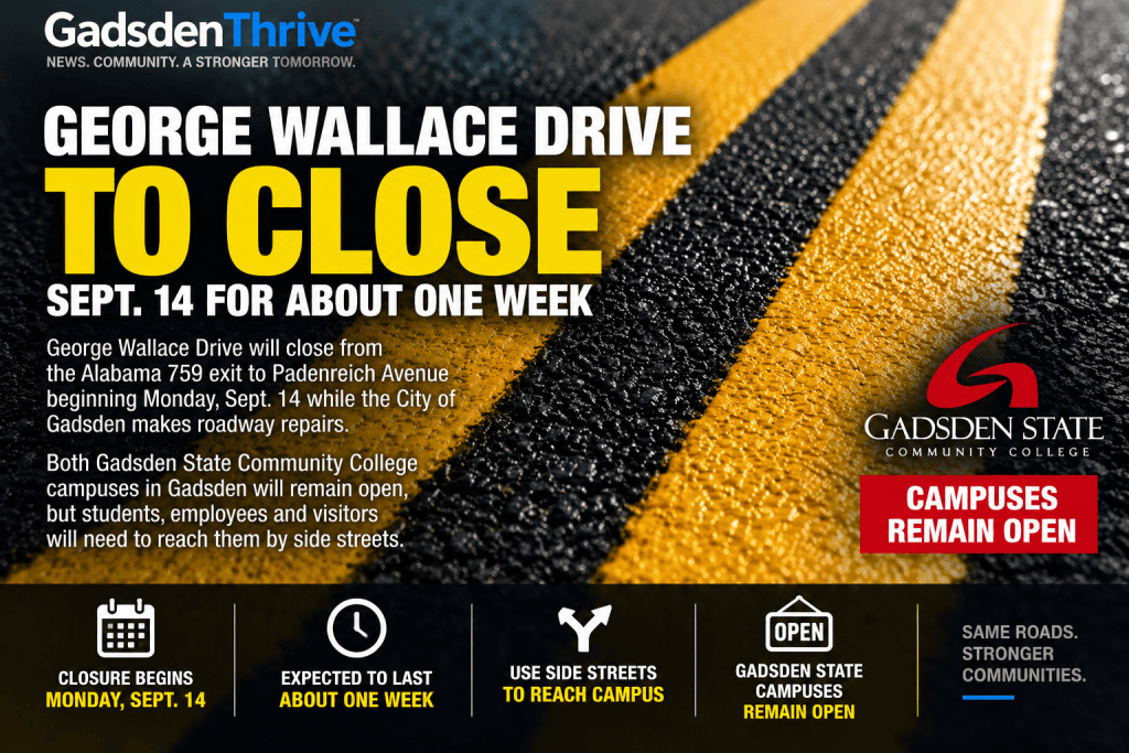 George Wallace Drive closure is repaving and drainage work, and it costs about $600,000