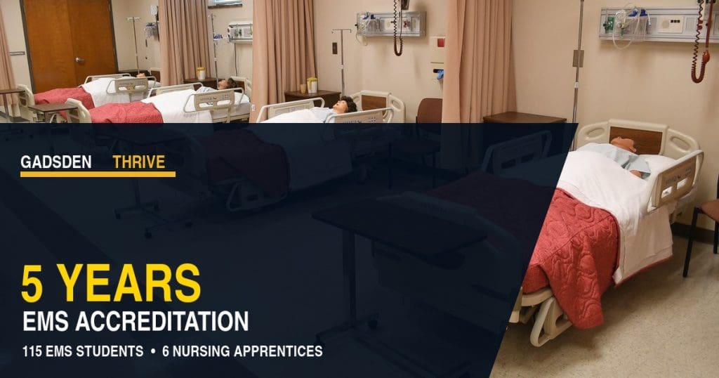 Gadsden State starts fall with 115 EMS students, a five-year accreditation and six nursing apprentices